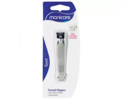 Manicare Toe Nail Clipper with Catcher & Nail File
