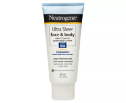 Neutrogena Ultra Sheer Face & Body Dry Touch Sunscreen Lotion SPF50 88ml