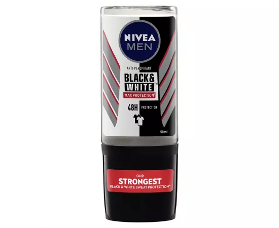 Nivea Men Deodorant Black & White Max Protection Roll On 50ml