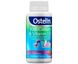 Ostelin Kids Vitamin D3 + Calcium 90 Tablets
