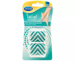 Scholl Velvet Smooth Dry Skin Exfoliation Refill 2 Pack