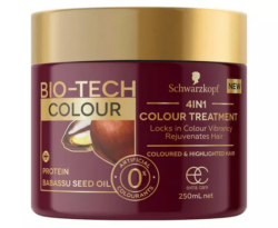 Schwarzkopf Bio-Tech Colour 4-in-1 Treatment with Protein & Babassu Seed Oil 250ml