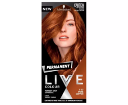 Schwarzkopf LIVE Hair Colour Permanent 7.77 Pure Copper