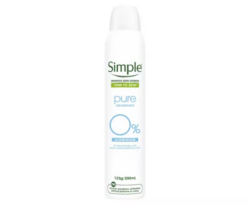 Simple Female Aerosol Simple Pure Deodorant 200ml