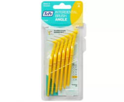 TePe Interdental Brush Angle 0.7 mm Yellow Size4 6 Piece Pack
