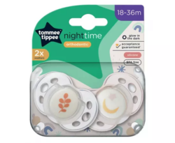 Tommee Tippee Night Time Soother 18 – 36 Months 2 Pack