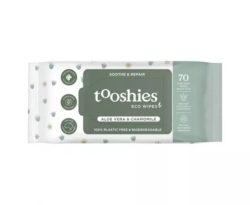 Tooshies ECO Wipes Aloe Vera & Chamomile Baby Wipes 70 Pack