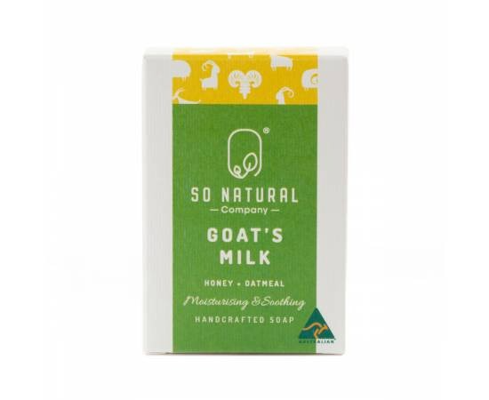 So Natural Company Goat’s Milk Soap – Honey and Oatmeal 110g