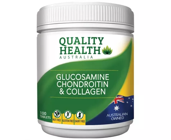 Quality Health Glucosamine & Collagen 100 Tablets