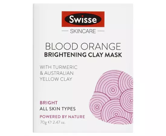 Swisse Blood Orange Brightening Clay Mask 70g