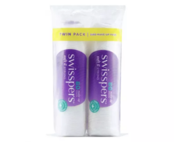 Swisspers Make-Up Pads Twin 2 x 80 Pack