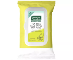 Thursday Plantation Tea Tree Face Wipes Acne 25 Wipes