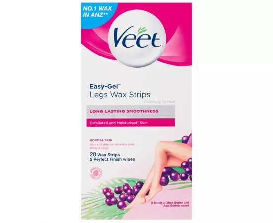 Veet Easy-Gelwax Wax Strips for Normal Skin 20 Pack