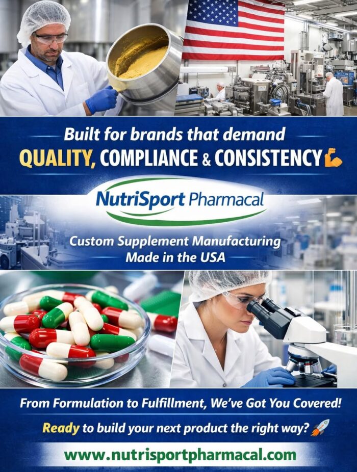 Quality Supplement Manufacturing in USA | NutriSport